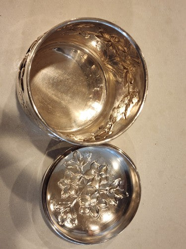 5" Italian 800 Silver Canister/Tea Caddy 250g 5"