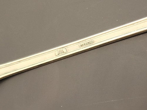 VINTAGE STERLING BACON FORK/ SERVER BY WEIDLICH in ANCESTRY PATTERN