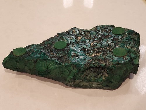 Chrysocolla Malachite Polished Rock Stone Slab 5lb 12oz Piece