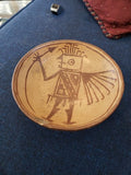Rare Pre-Columbian NARINO VENUS WARRIOR BOWL Figural Pottery Bowl Artifact 3"x7"