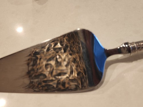 Aegean Weave Plain By Wallace Sterling Silver Pie Server  11 1/2"