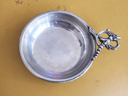 Antique Art Deco 1920 Sterling Silver Child Porringer Bowl