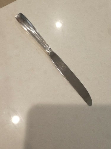 Cordis Sterling Silver by Tiffany individual Luncheon Knife 9", gently used