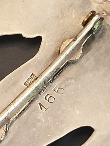 Georg Jensen Sterling Silver Dove Brooch #165.