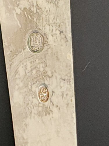 Sterling Children Spoon Shepherdess & Chimney Sweep Horsen Solvvarefabrik