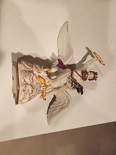 Rare Chelsea House  GANYMEDE RIDING  VENUS Figurine 11"x13"