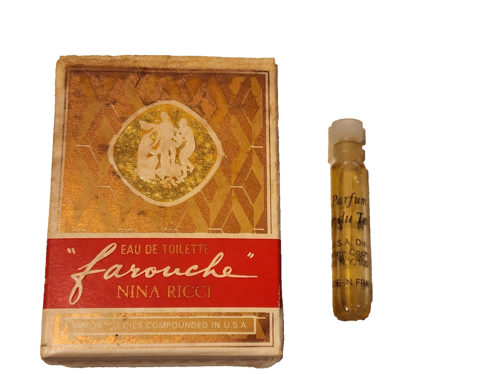 Nina Ricci FAROUCHE Eau de Toilette Splash Mini 6 ml VINTAGE PARTIAL filled