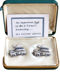 Vintage, 1940s RCA Service Van Cufflinks