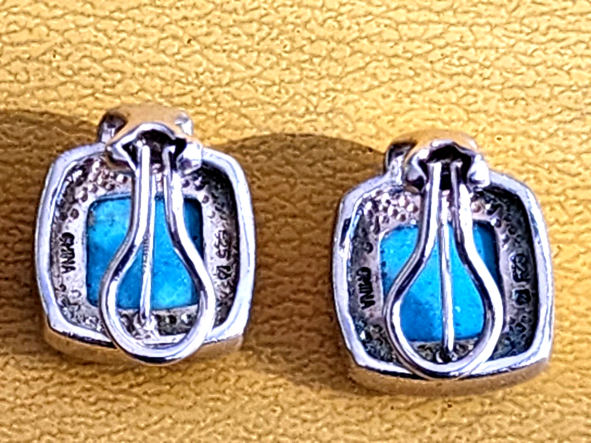 Turquoise Sterling Silver Earrings