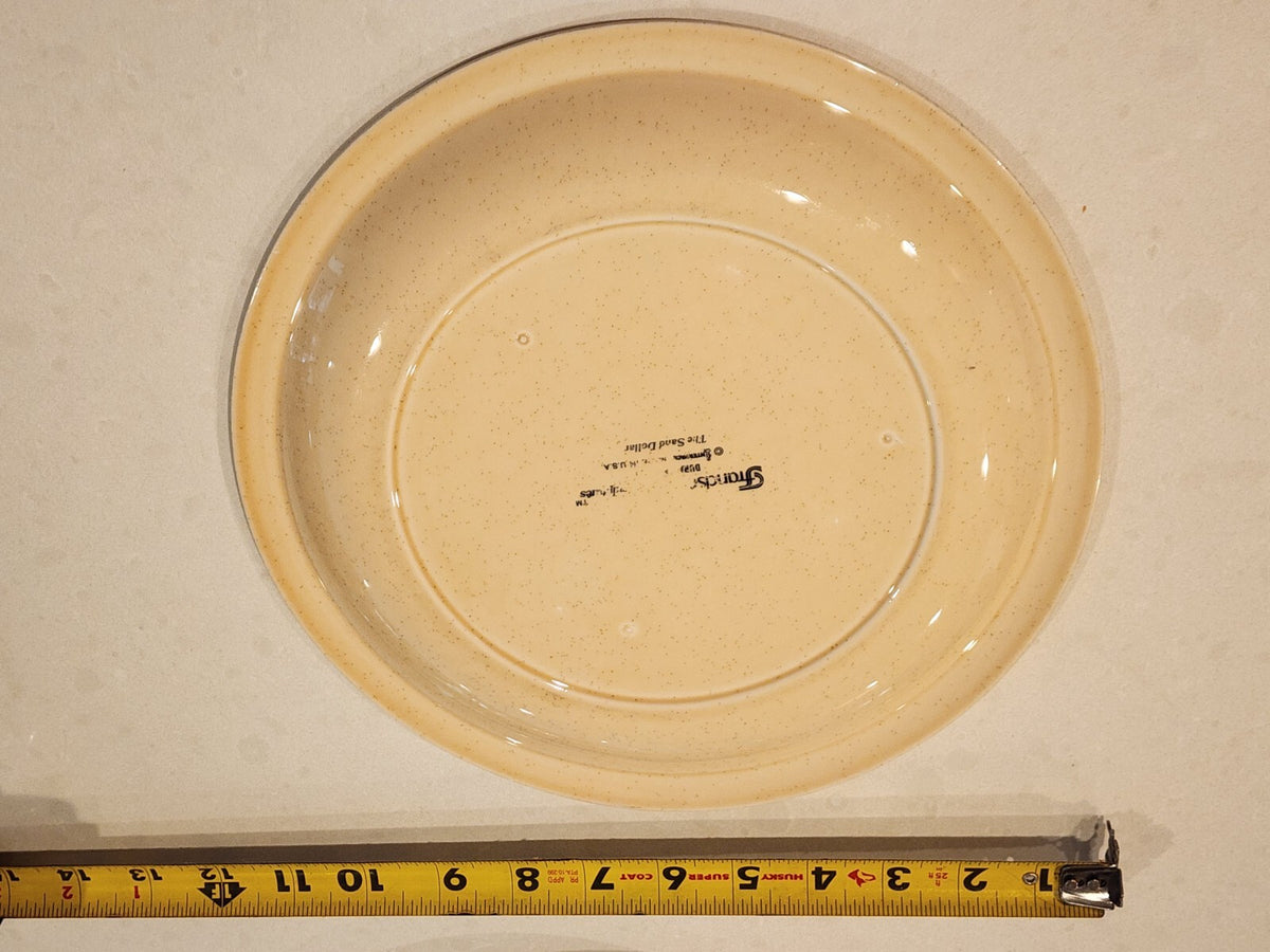 SEA SCULPTURE SAND DOLLAR by Franciscan Dinner Plate 10.75" USED USA
