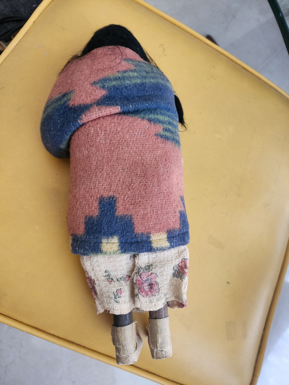 ANTIQUE SKOOKUM MOTHER  BABY INDIAN Doll 12" Blanket BEAUTIFUL