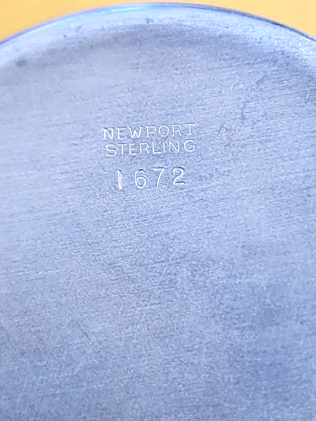 Vintage Sterling  Newport 1672 Baby Cup Monogram J S P