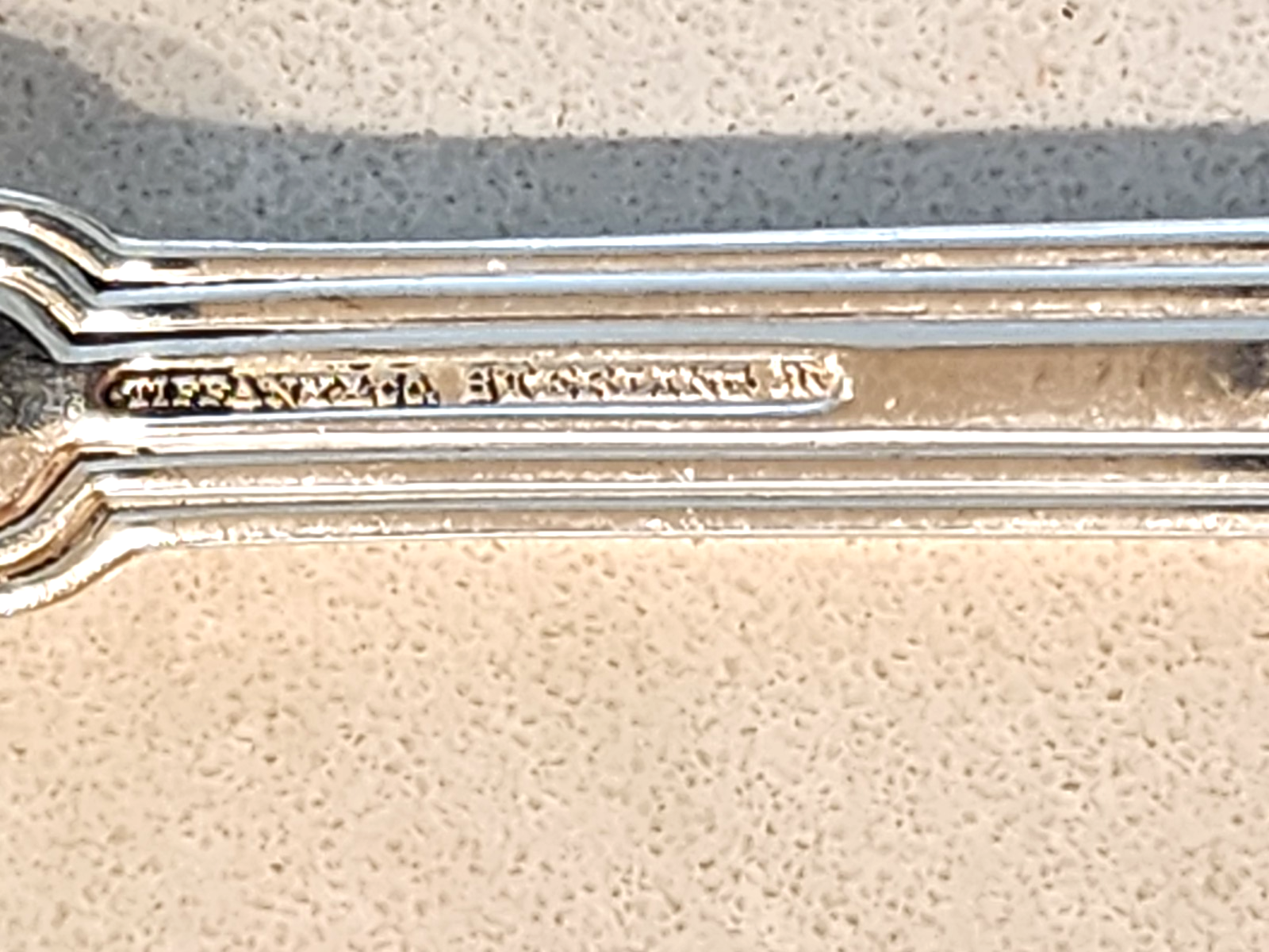 1 Hamilton aka Gramercy By TIFFANY STERLING SILVER SERVING  SPOON   9  "