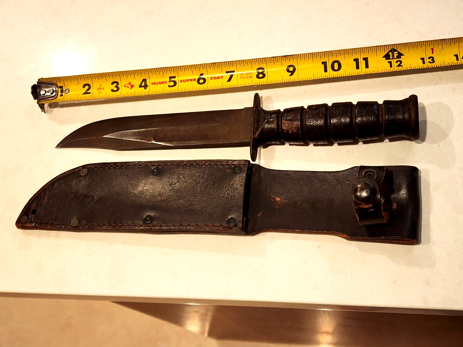 Vintage U.S. Camillus MK2 Fighting Knife with Sheath