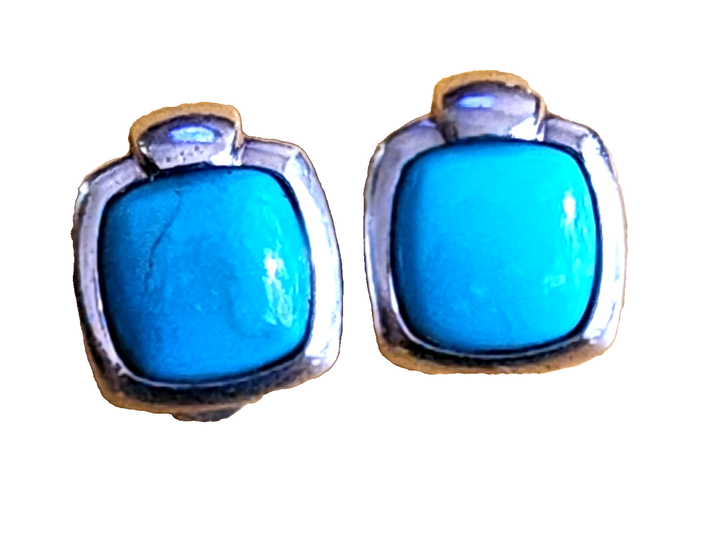 Turquoise Sterling Silver Earrings