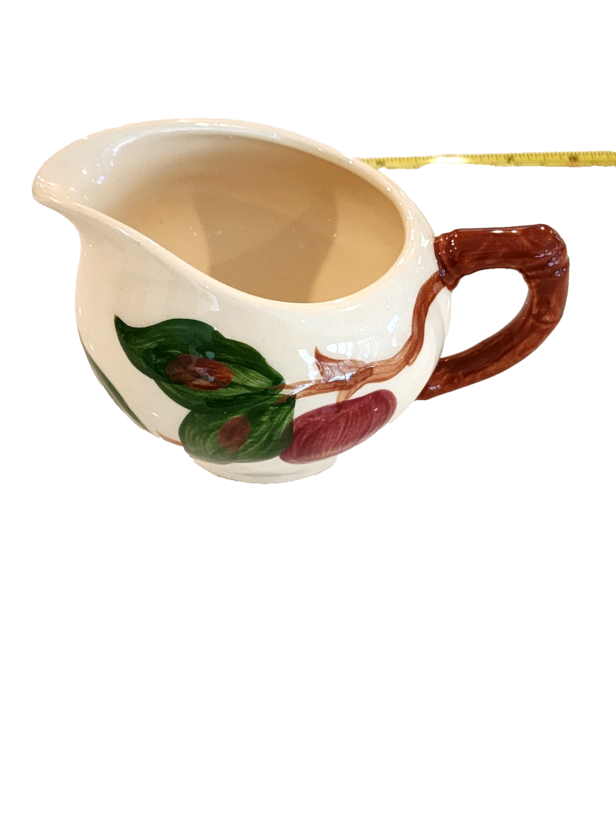 Vintage Franciscan Apple Creamer Hand Painted Ceramic