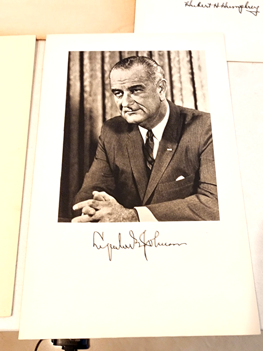 1965 Congressional Inaugural Program LBJ/HHH Envelope No.3162 Lyndon Johnson