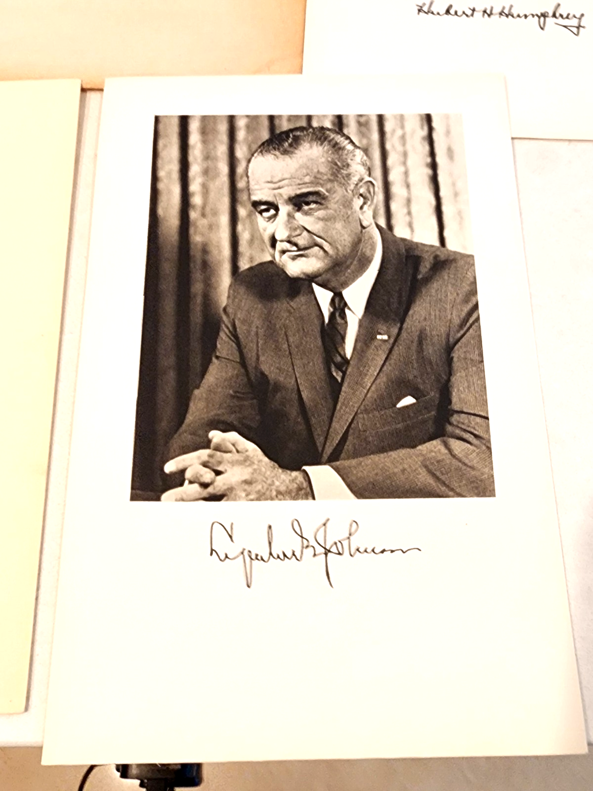 1965 Congressional Inaugural Program LBJ/HHH Envelope No.3162 Lyndon Johnson