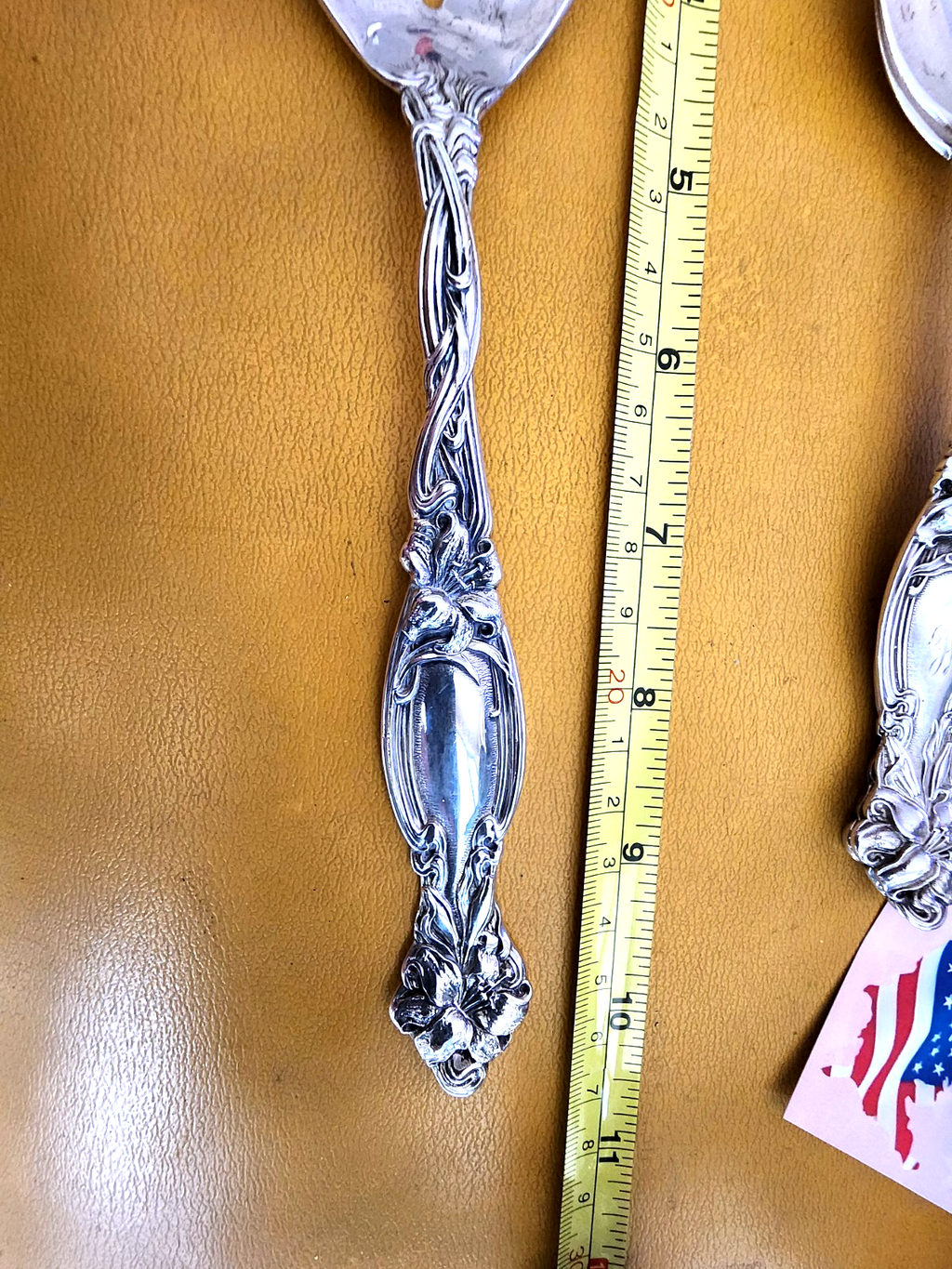 Frontenac by International Sterling Silver Pierced Serving Spoon original 8 5/8"