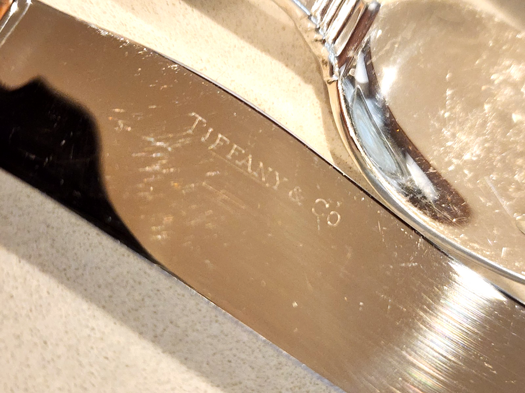 Tiffany and Co Sterling Silver Hamilton Fish Fork & Knife Set of 16 pcs