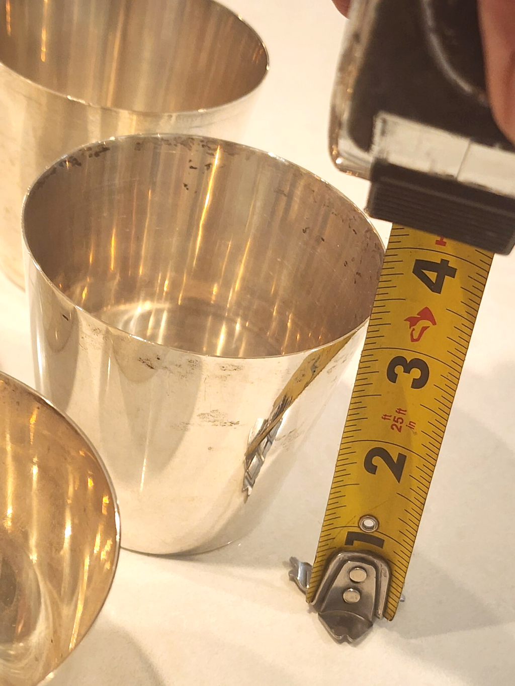 Set of 10 Sterling Silver TIFFANY & CO Mint Julep Cups Monogrammed