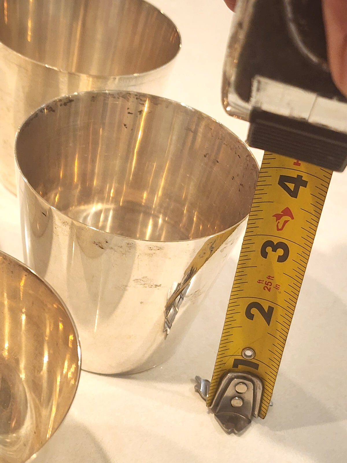 Set of 10 Sterling Silver TIFFANY & CO Mint Julep Cups Monogrammed