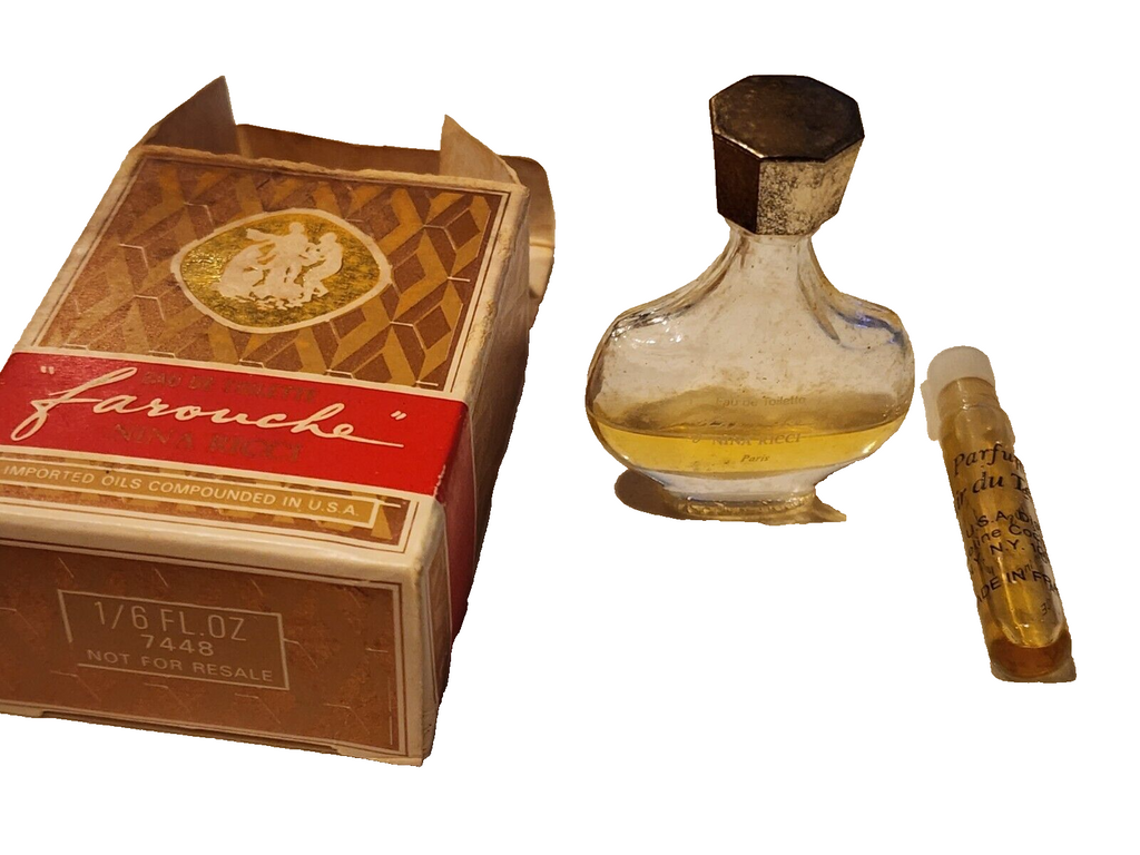Nina Ricci FAROUCHE Eau de Toilette Splash Mini 6 ml VINTAGE PARTIAL filled