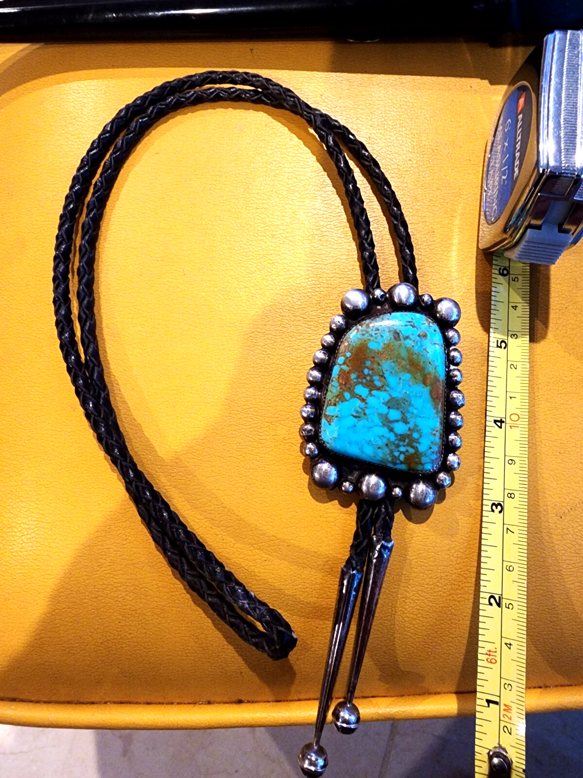 Wilbur Musket Jr Navajo Silver And Turquoise Bolero