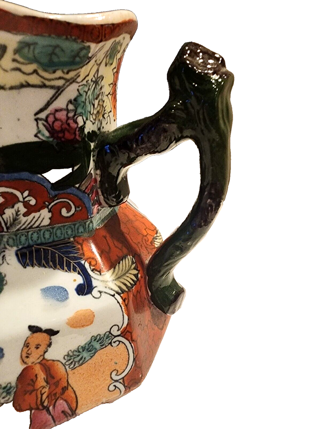 Mason's Ironstone Hydra Scale Chinoiserie Imari Jug 6.5" c. 1830