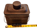 Antique Miners Railroad Metal Lunchbox Complete HTF VGC