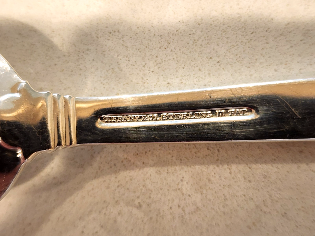 Tiffany and Co Sterling Silver Hamilton Fish Fork & Knife Set of 16 pcs