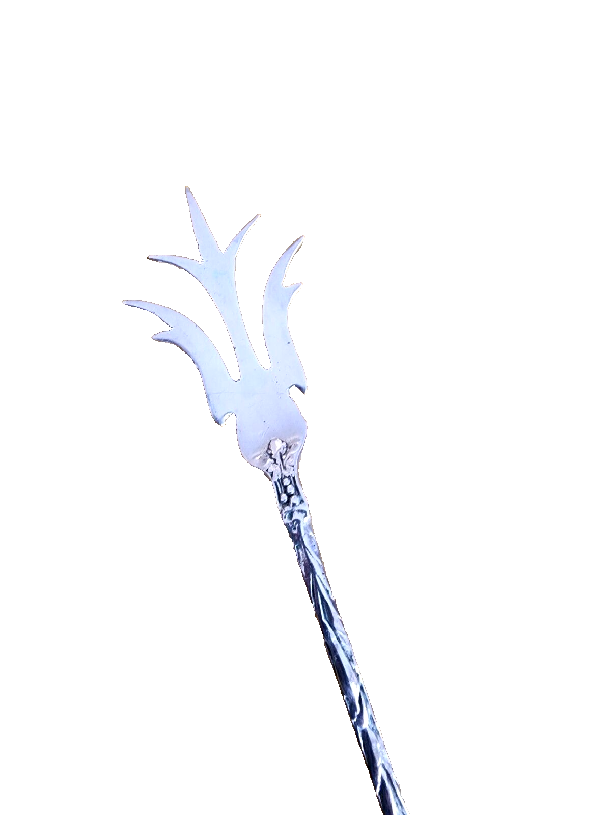 Whiting Silvercraft Sterling Silver Lily Pattern Lettuce Fork