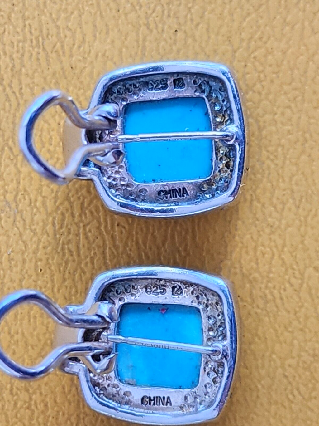 Turquoise Sterling Silver Earrings