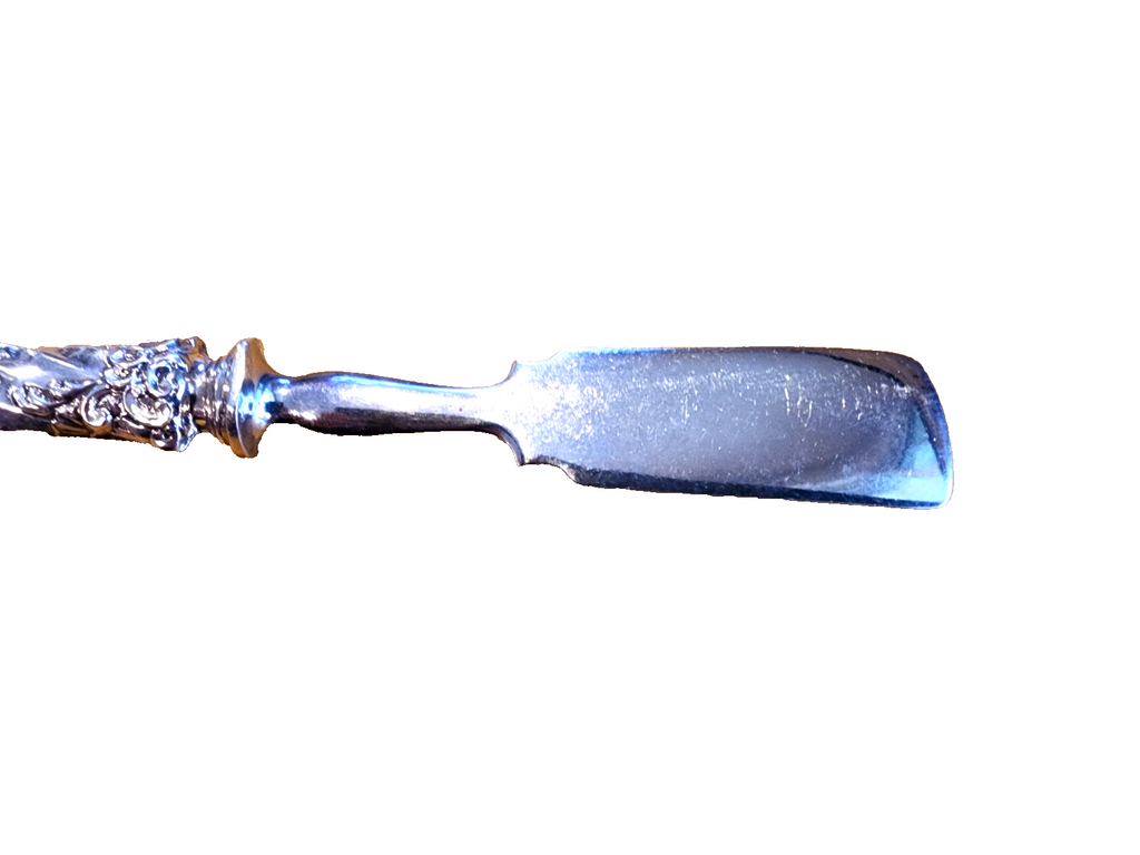 Rare Sterling Silver Handled Trout Server 8 5/8"