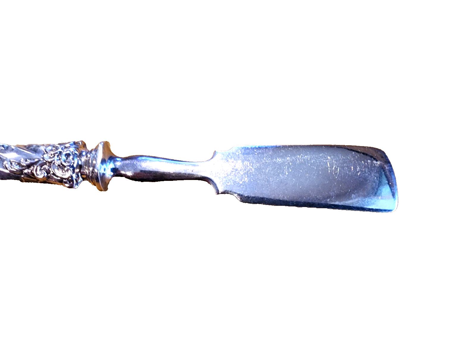 Rare Sterling Silver Handled Trout Server 8 5/8"