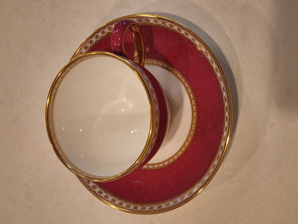 Wedgwood W1813 Ulander Powder Ruby Cup & Saucer 12 Available