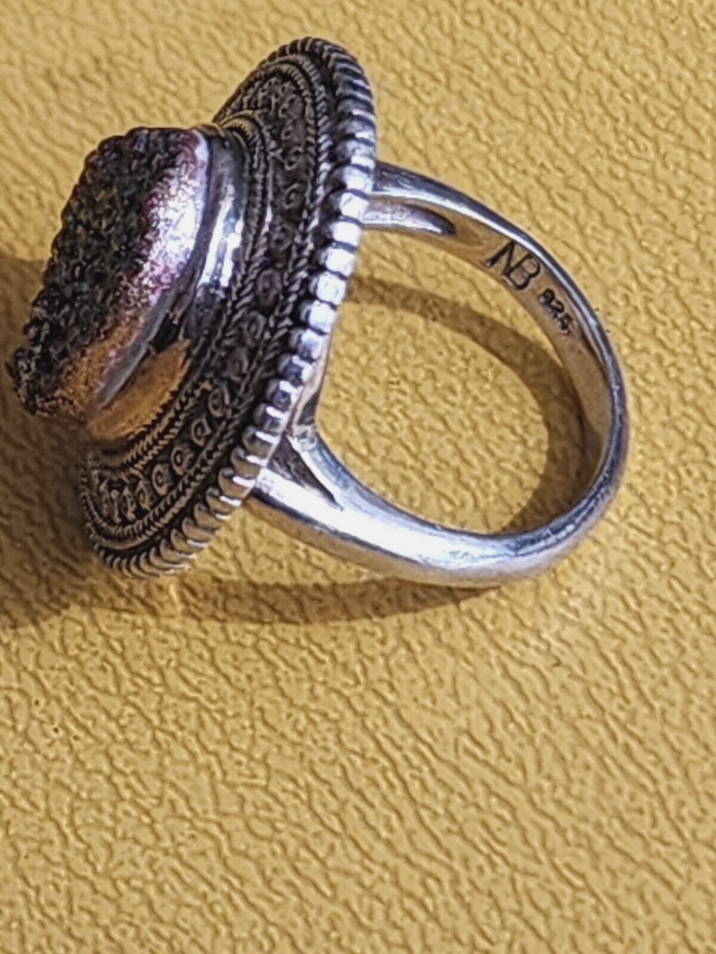 Nicky Butler Designer NB Sterling Silver 925 Purple Quartz Ring Size 8