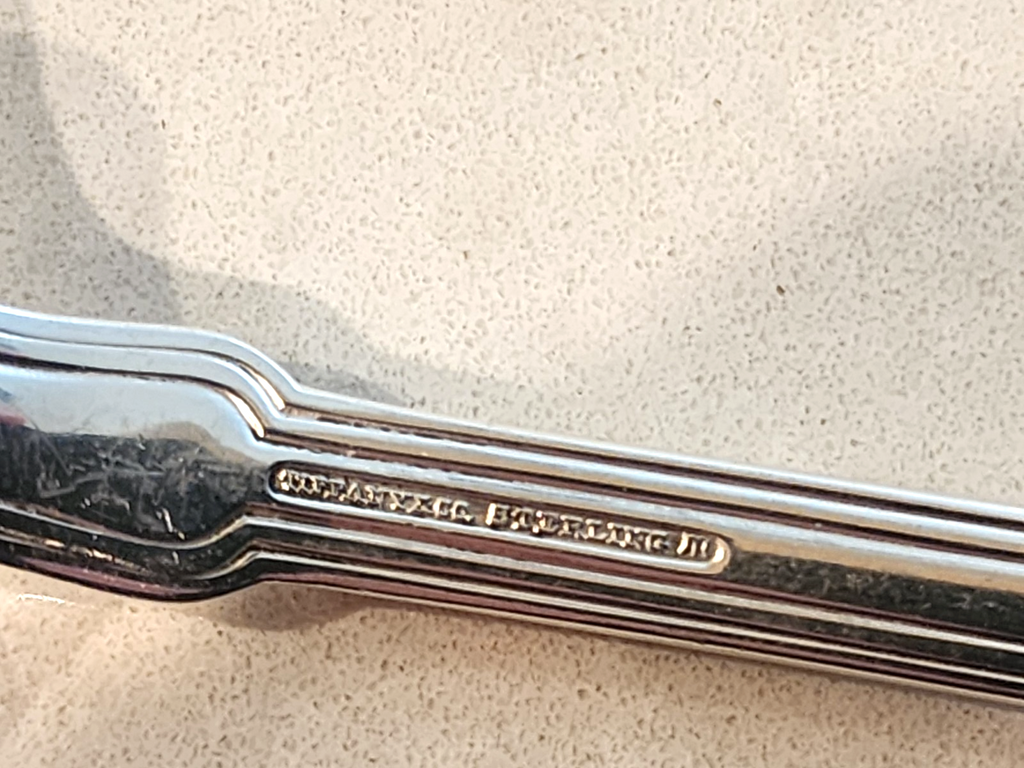 Hamilton aka Gramercy by Tiffany and Co Sterling Silver Cold Meat Fork 9"