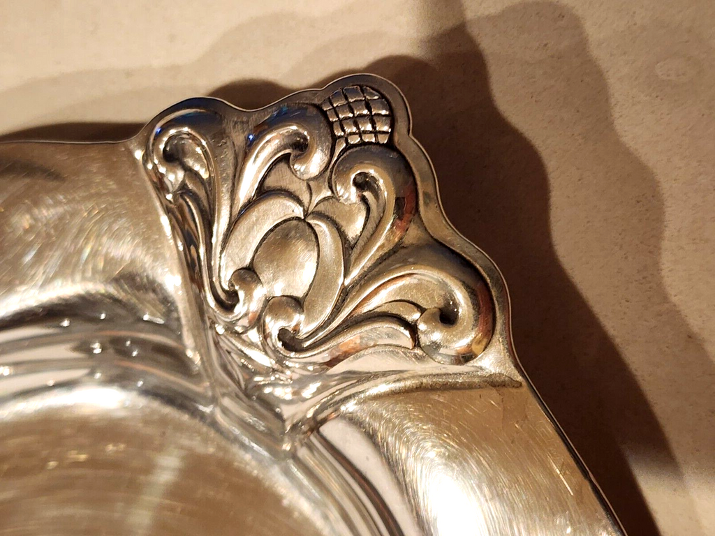 RARE INTERNALTIONAL ROYAL DANISH  STERLING SILVER W411 17" TRAY