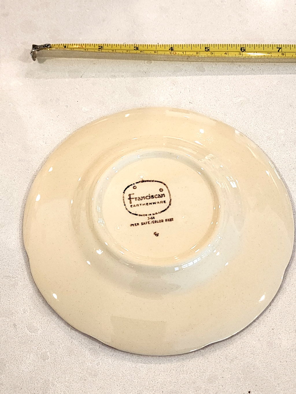 Franciscan Apple Ware Pattern Bread & Butter Plate 6.5" Hand Decorated USA