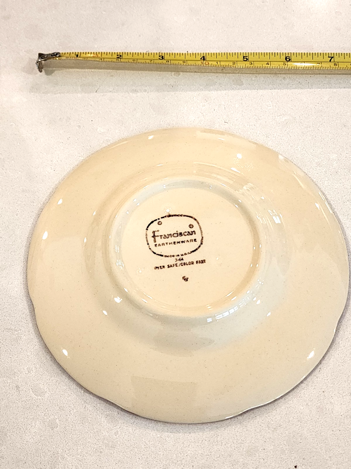Franciscan Apple Ware Pattern Bread & Butter Plate 6.5" Hand Decorated USA