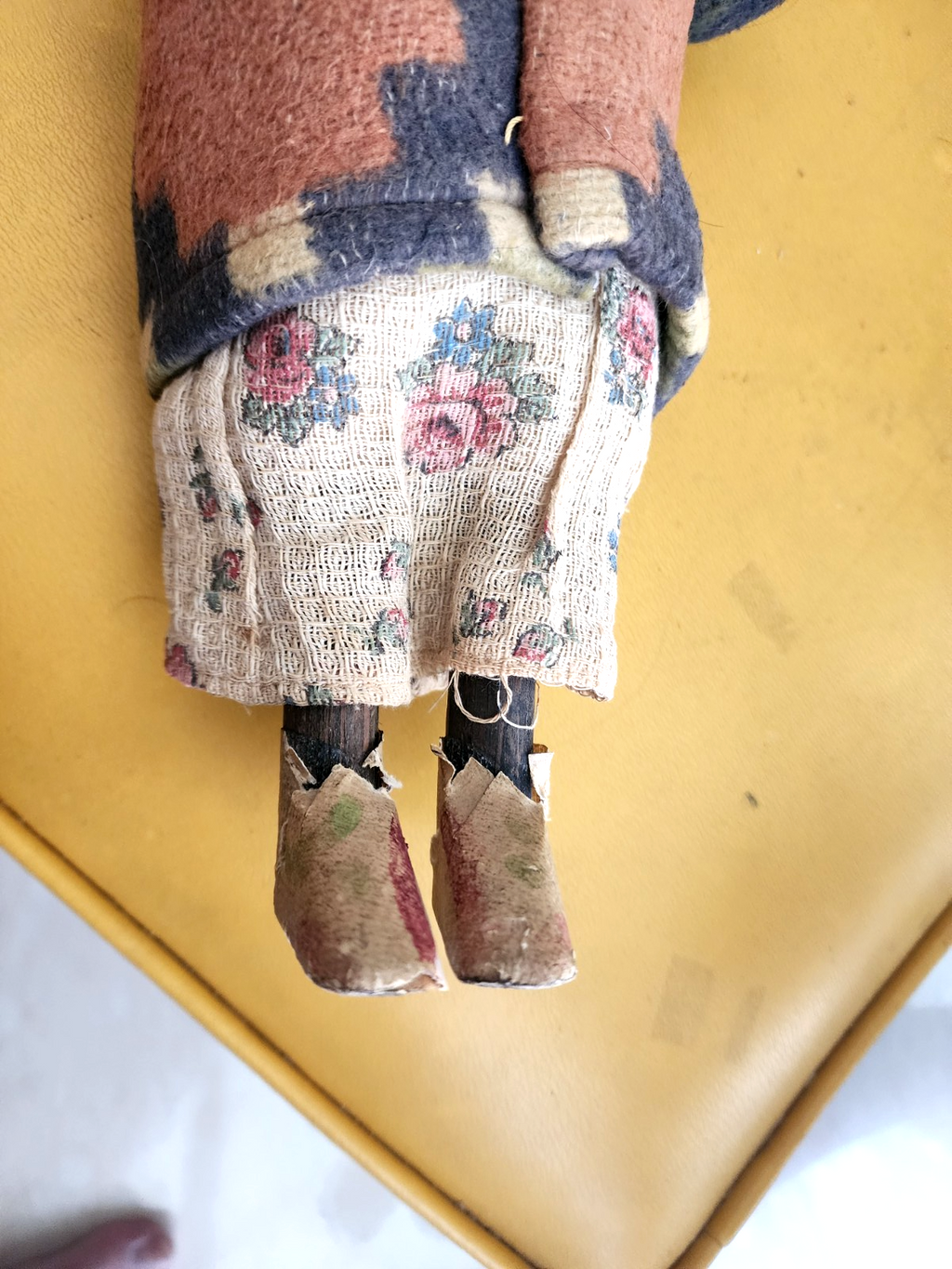 ANTIQUE SKOOKUM MOTHER  BABY INDIAN Doll 12" Blanket BEAUTIFUL