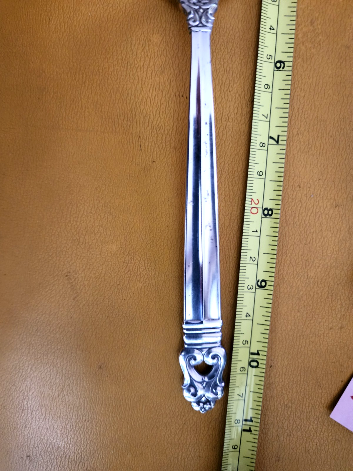 International Royal Danish Medium Solid Cold Meat Serving Fork 8 7/8"