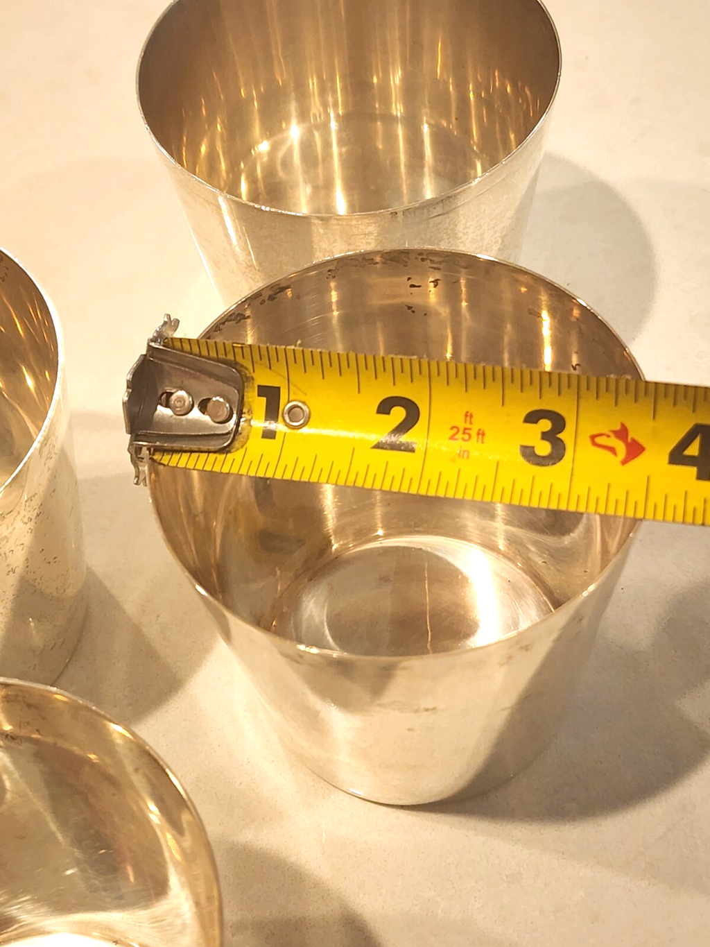 Set of 10 Sterling Silver TIFFANY & CO Mint Julep Cups Monogrammed