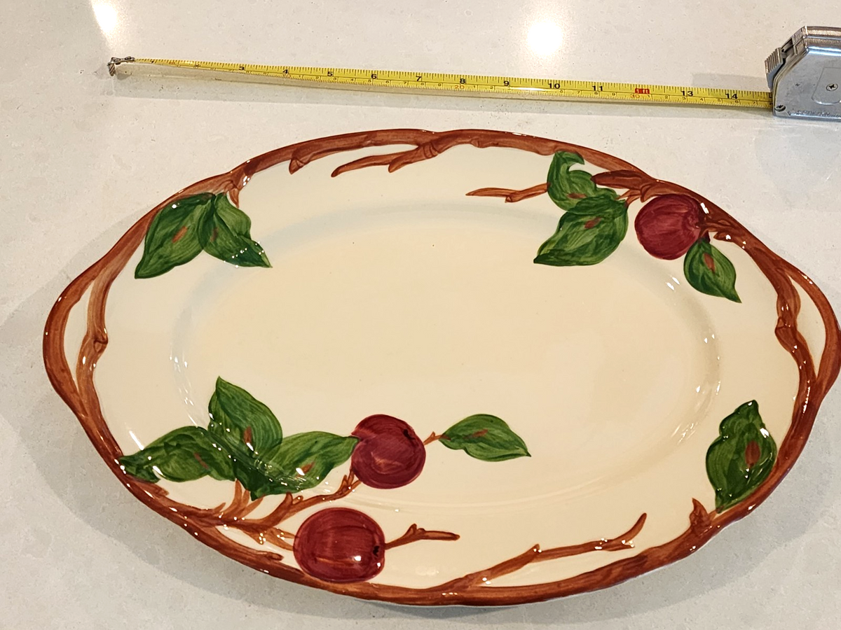 Franciscan Apple Oval Platter 14 1/2"