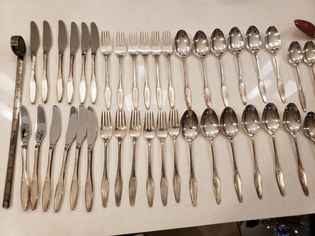 Vintage 74 piece Set Frigast Silverplate Midcentury Flatware