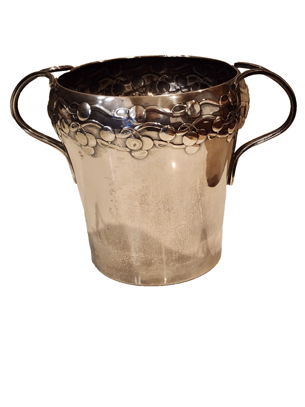 Vienna Berndorfer Metalware Factory Wine Cooler Bucket Circa 1880