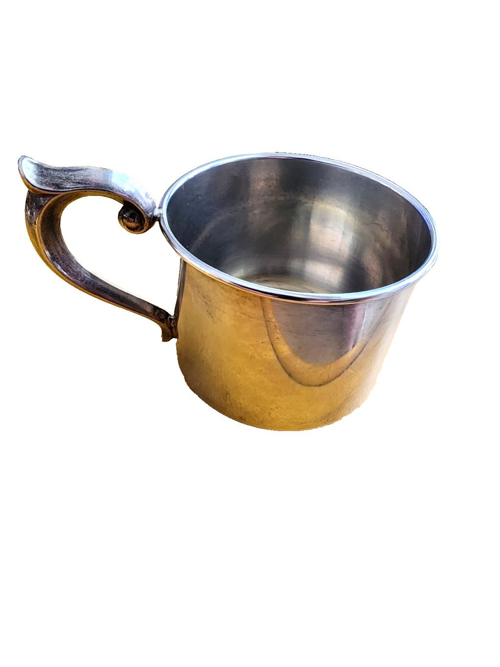 Vintage Sterling  Newport 1672 Baby Cup Monogram J S P