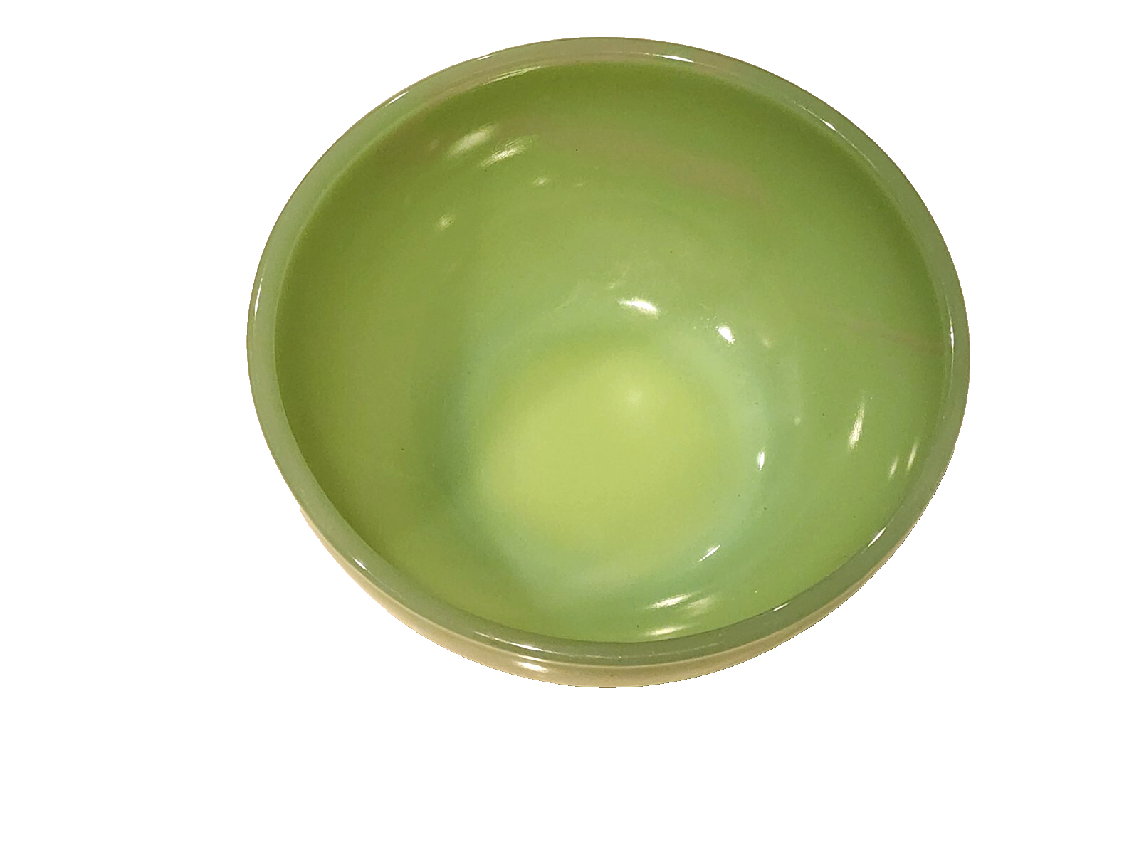 Vintage *JADEITE FIRE-KING 5” CHILI BOWL* Green Glass Ovenware Oven Ware