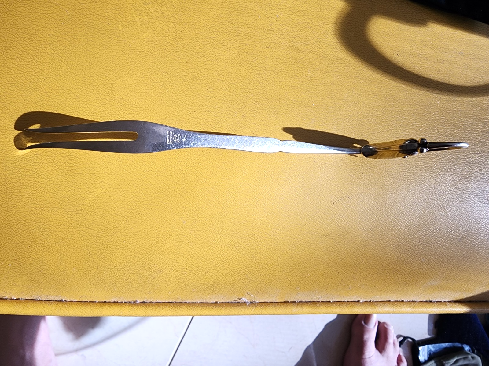 Georg Jensen #21 Sterling Silver 7 3/8" Cold Meat Fork